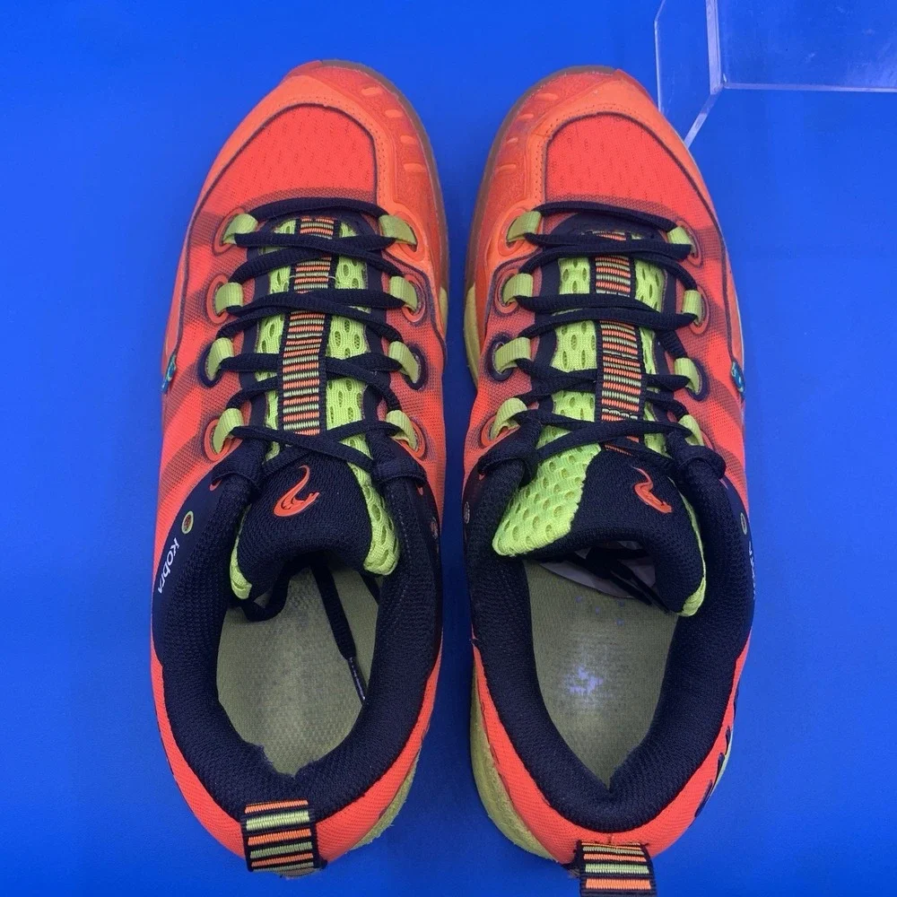 SALMING Kobra Men's Court Sneaker Shoes Magma Red/Black - Size US 8